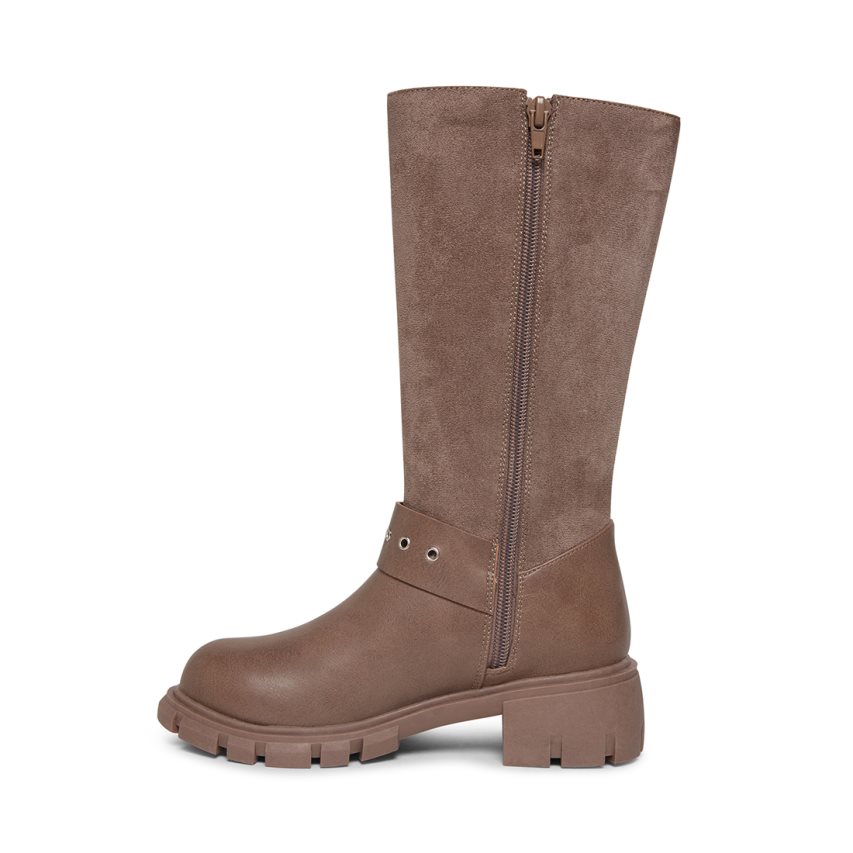 Botas Altas Steve Madden Jholly Niños Marrones | ES WH168E